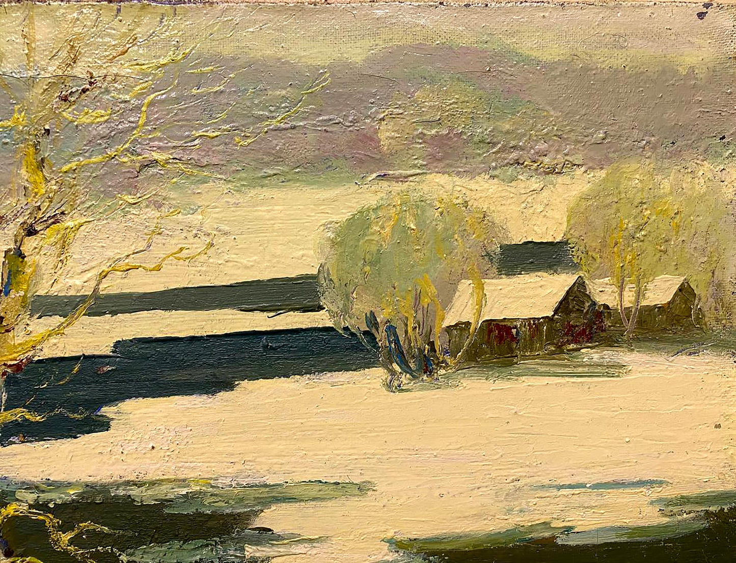 Oil painting of winter landscape by Shariy Anatoly Ivanovich
