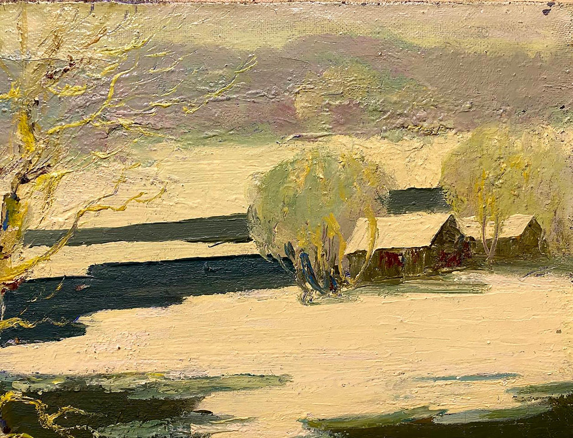 Oil painting of winter landscape by Shariy Anatoly Ivanovich