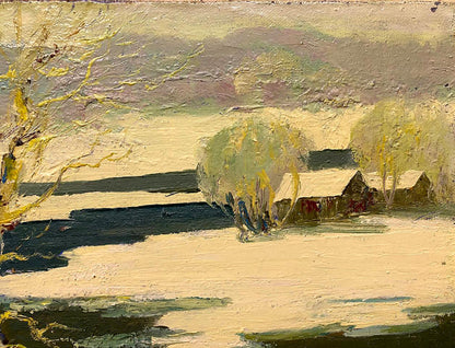 Oil painting of winter landscape by Shariy Anatoly Ivanovich