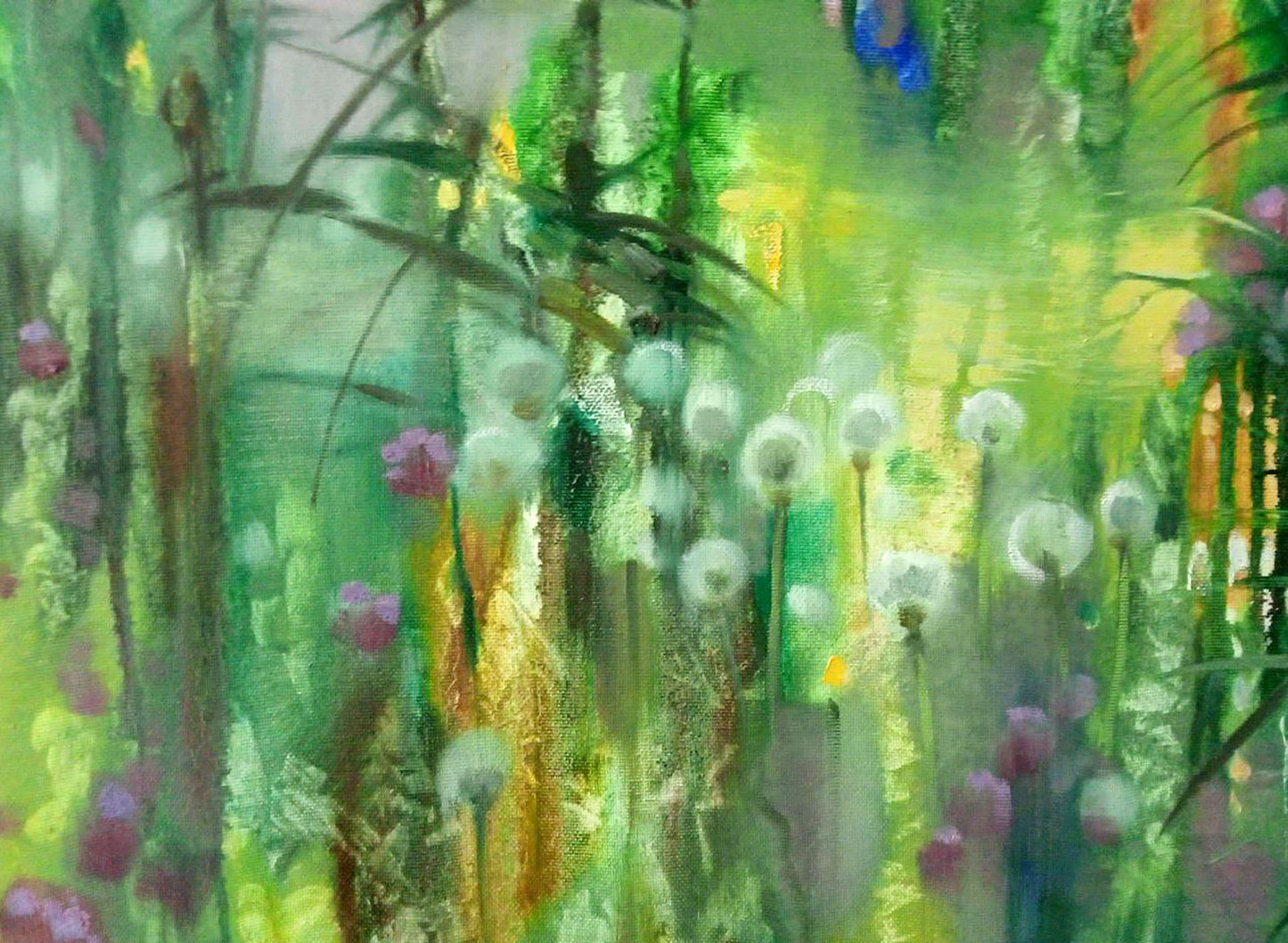 Abstract oil painting
