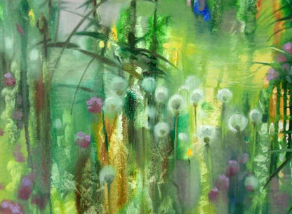 Abstract oil painting