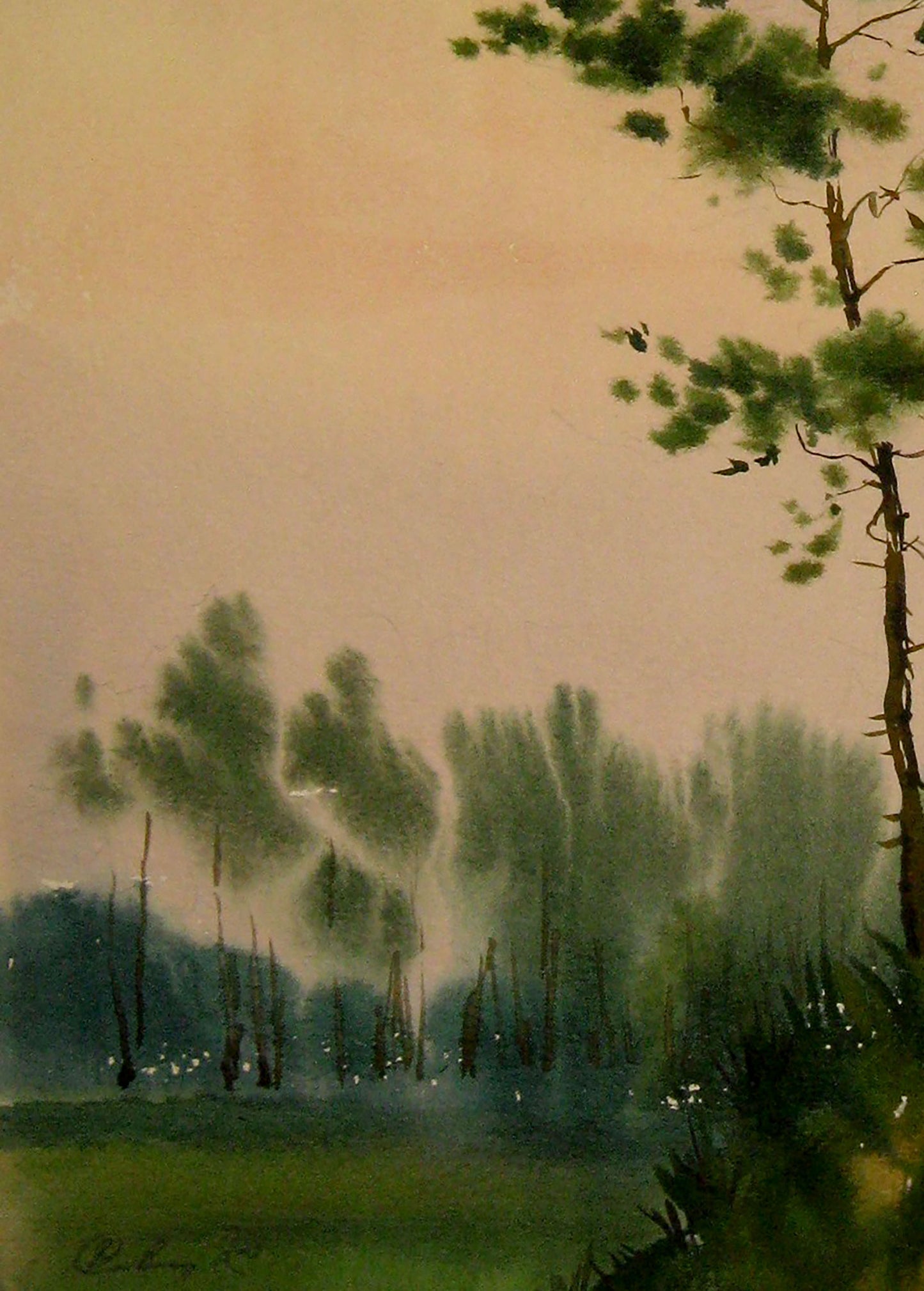 Dusk Delight - A Watercolor Creation by Valery Savenets