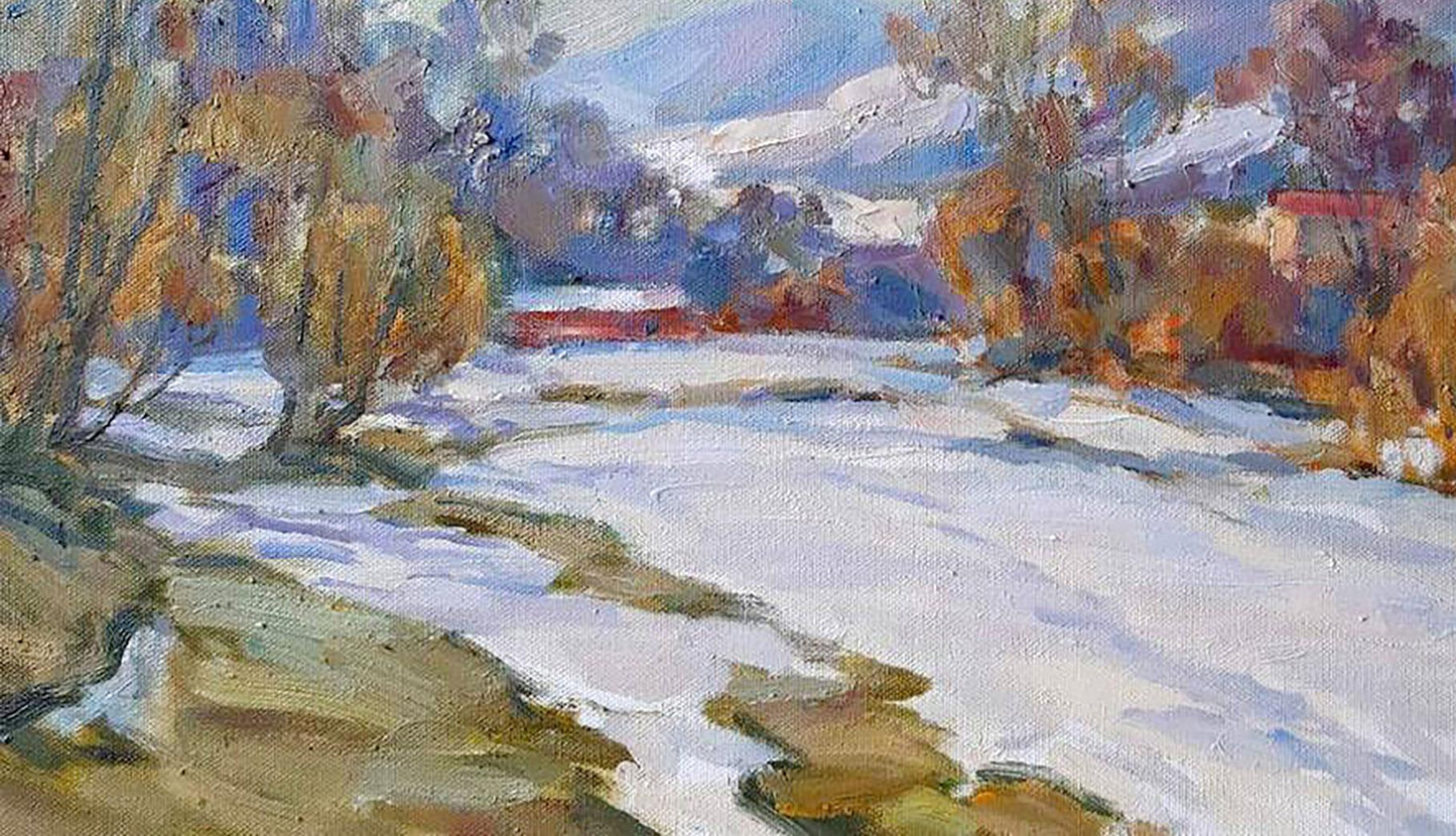 Village Mountain Landscape