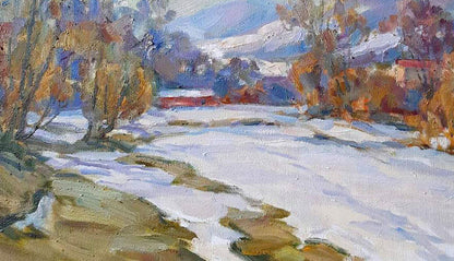 Village Mountain Landscape