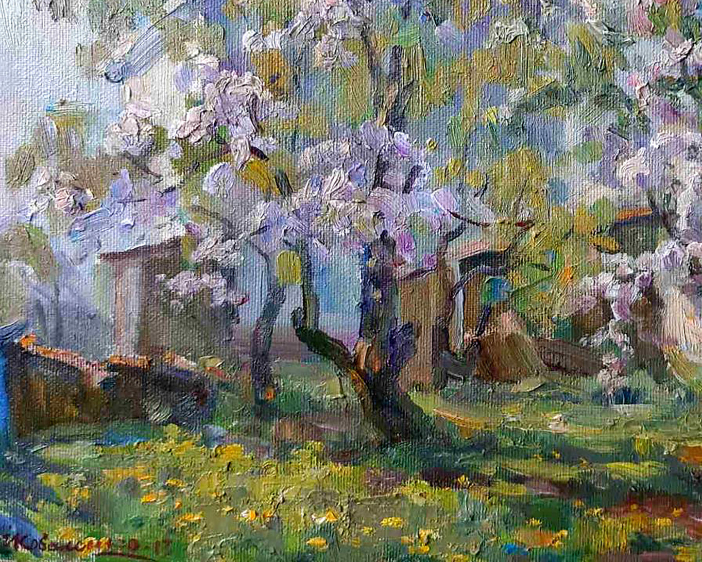 Spring Village landscape 