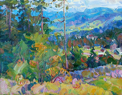 Mountain Village landscape 