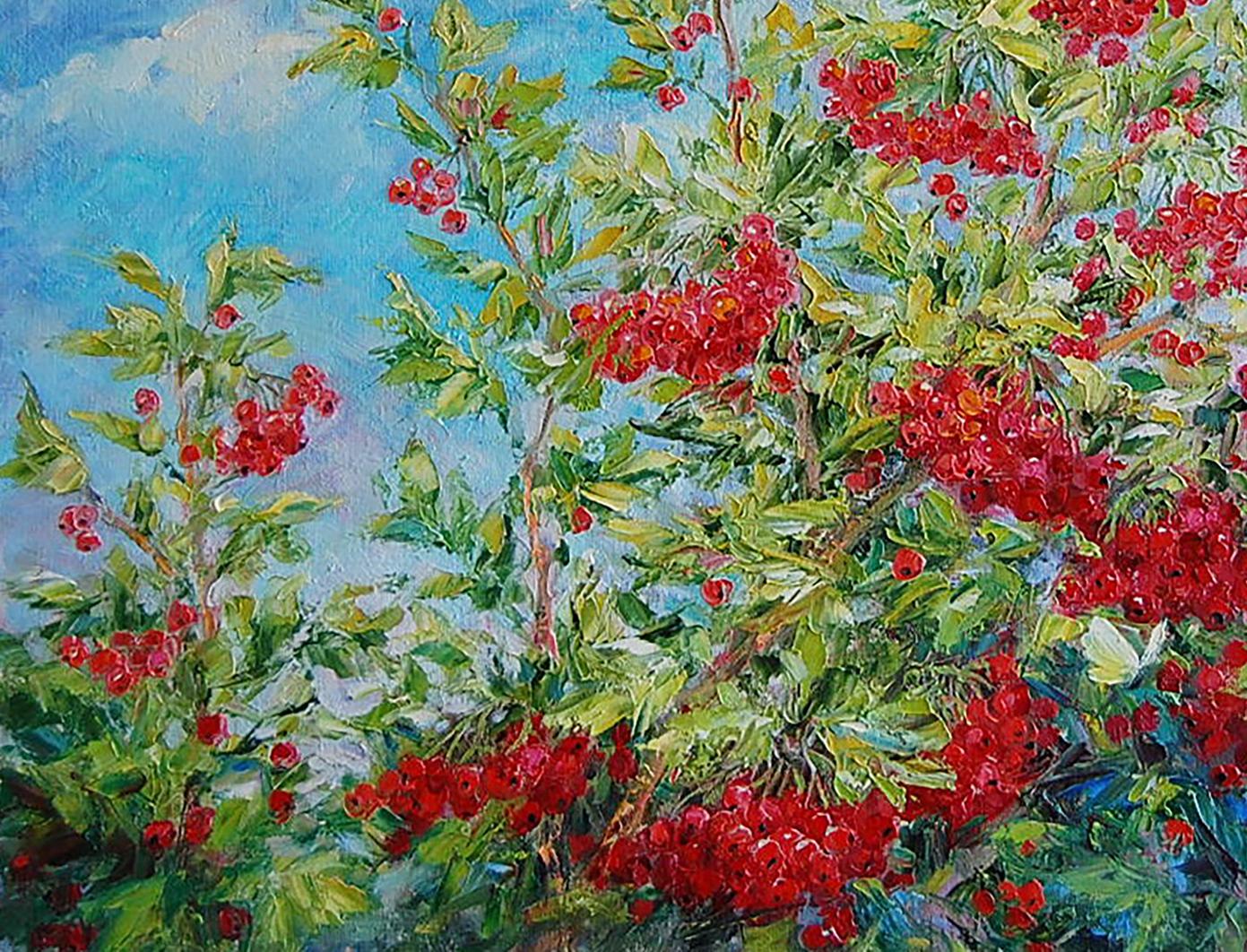 Oil Painting Floral Nature Landscape 