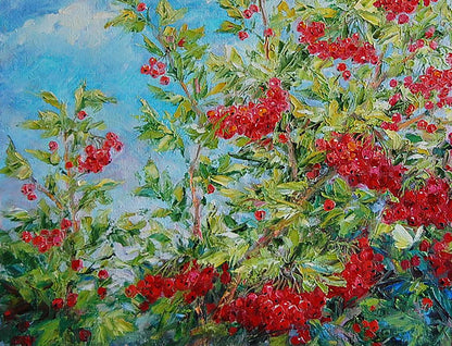 Oil Painting Floral Nature Landscape 