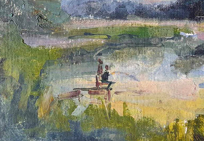 Oil painting Rural Landscape
