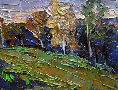 Village landscape Art 