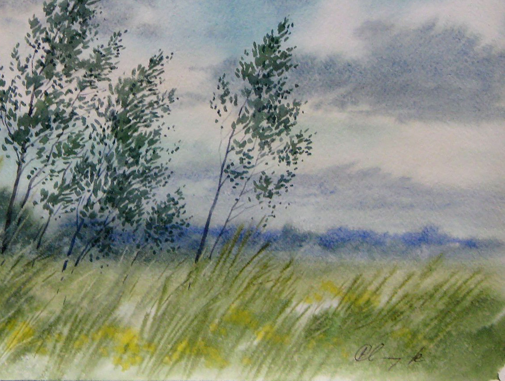 Artist's signature 