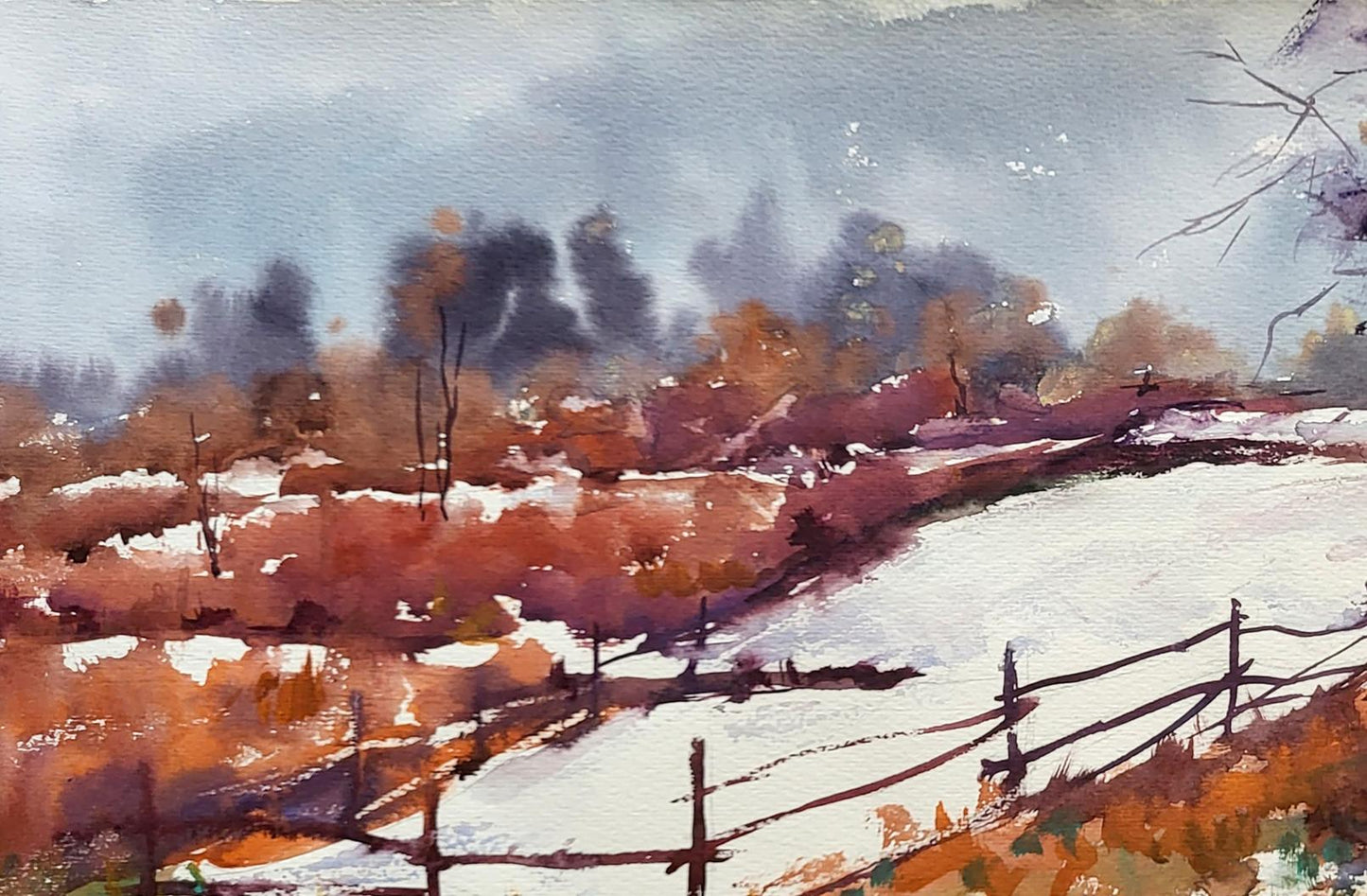Watercolor painting