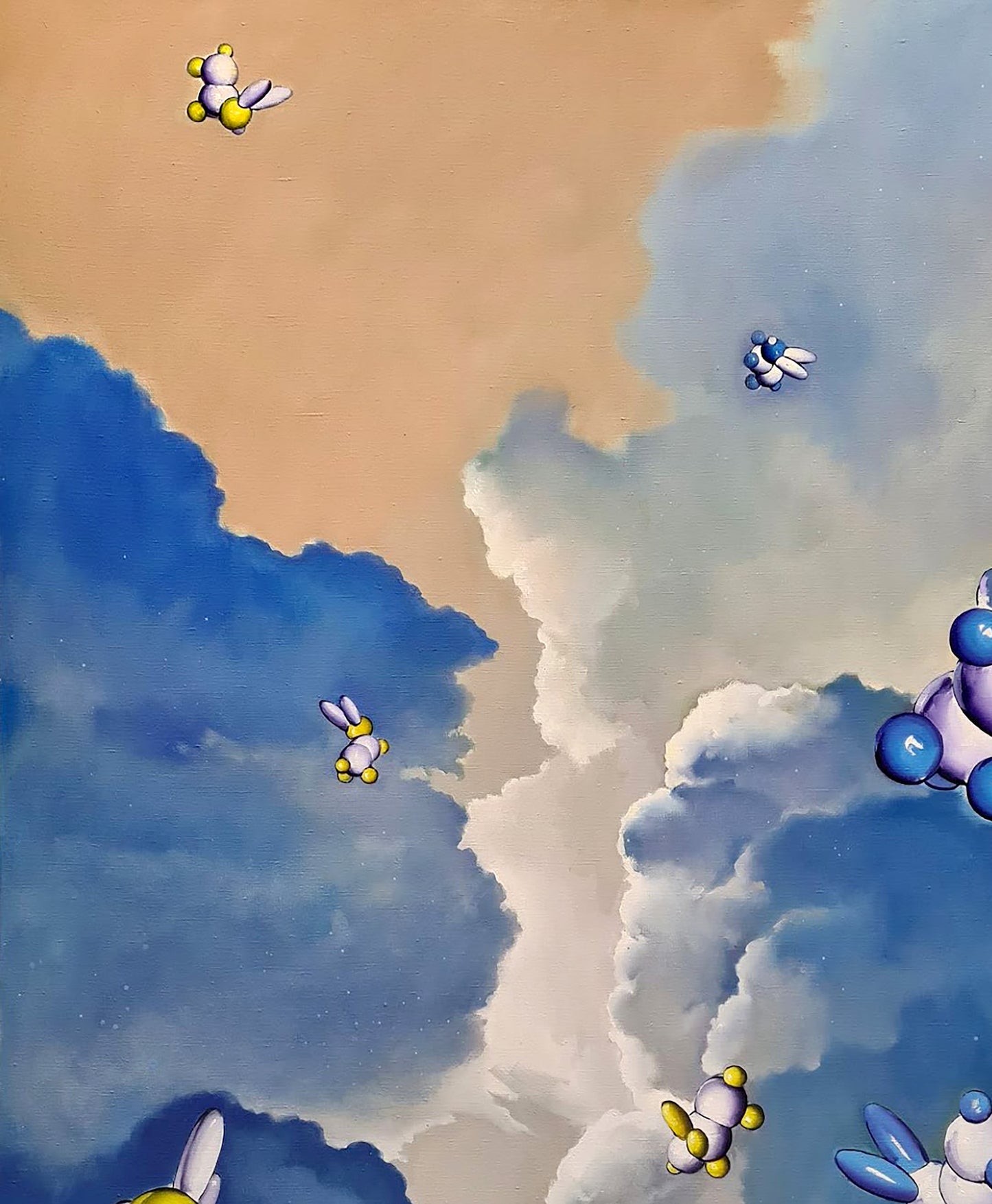 Igor Konovalov's artwork "Cloud Archive" in oils
