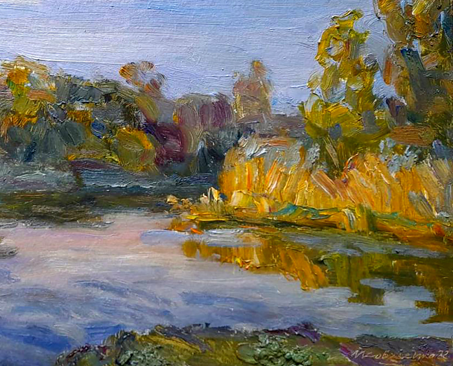 Oil painting Forest Nature Landscape