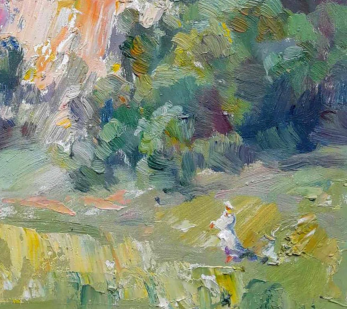 Oil Painting countryside Landscape 
