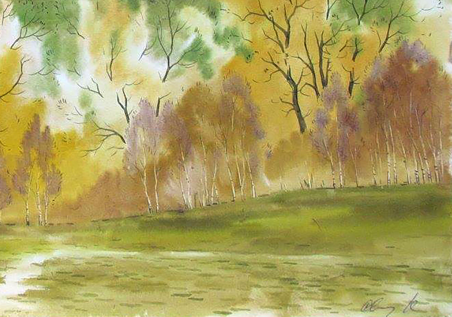 Artist's signature 