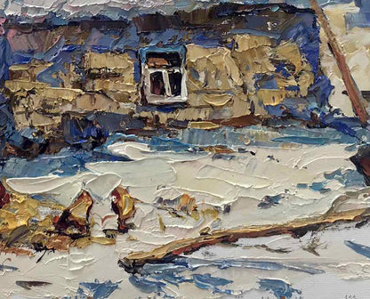 Village landscape Art 