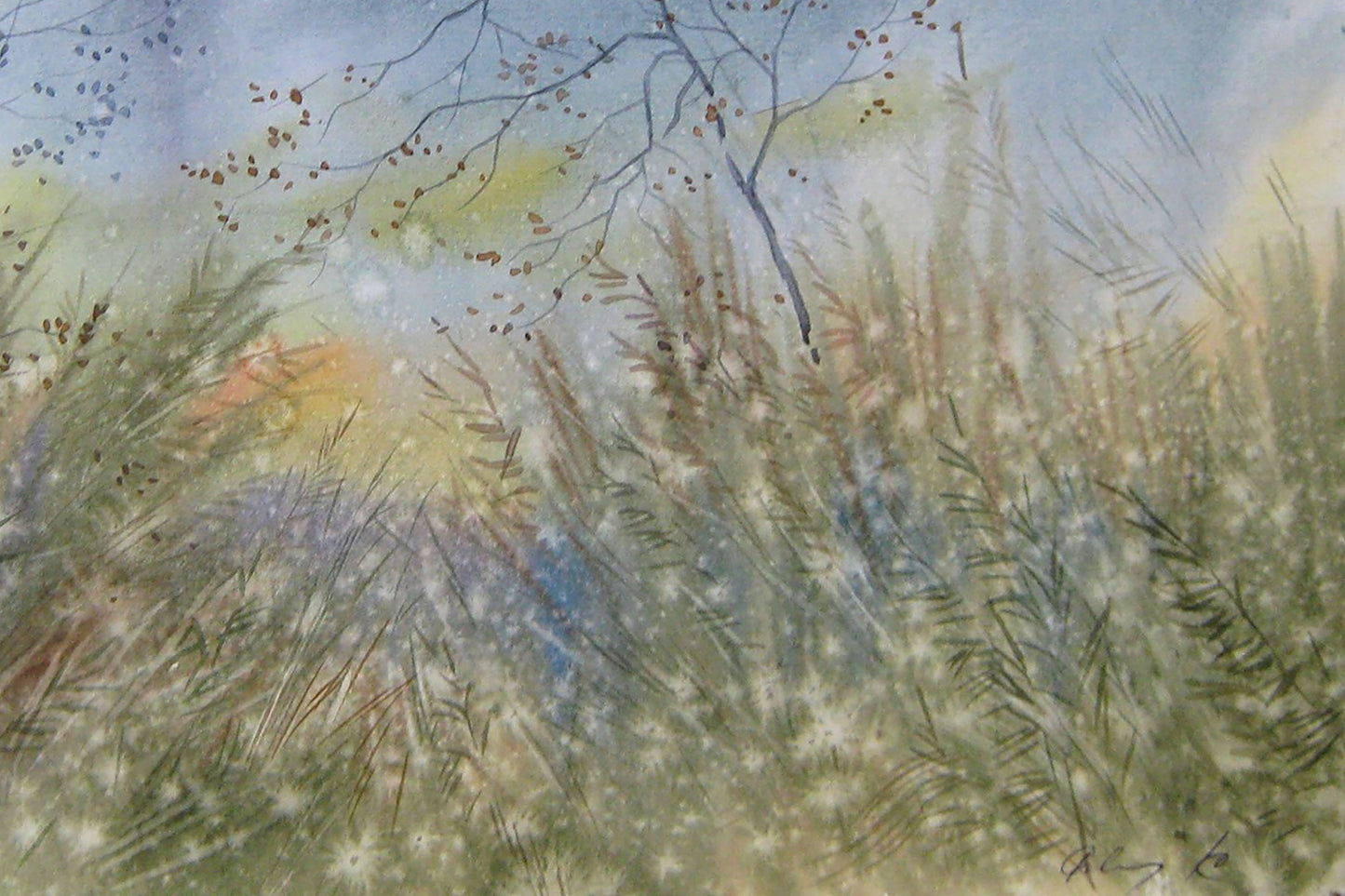 Artist's signature 