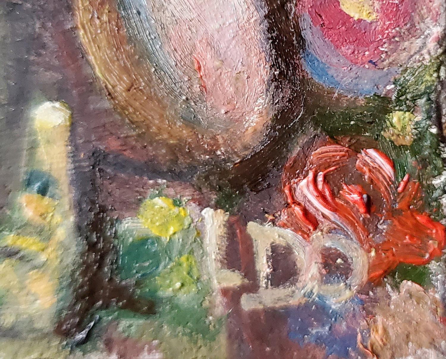 Oil painting Allegory of awareness by Litvinov Daniil Olegovich: vibrant red rose