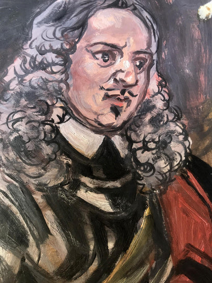 Oil painting of Duke Alexander Arkadievich Litvinov portrait