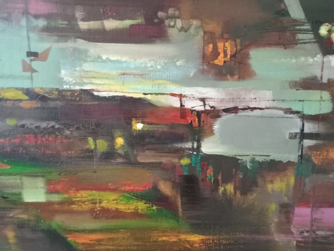 Abstract  Oil painting