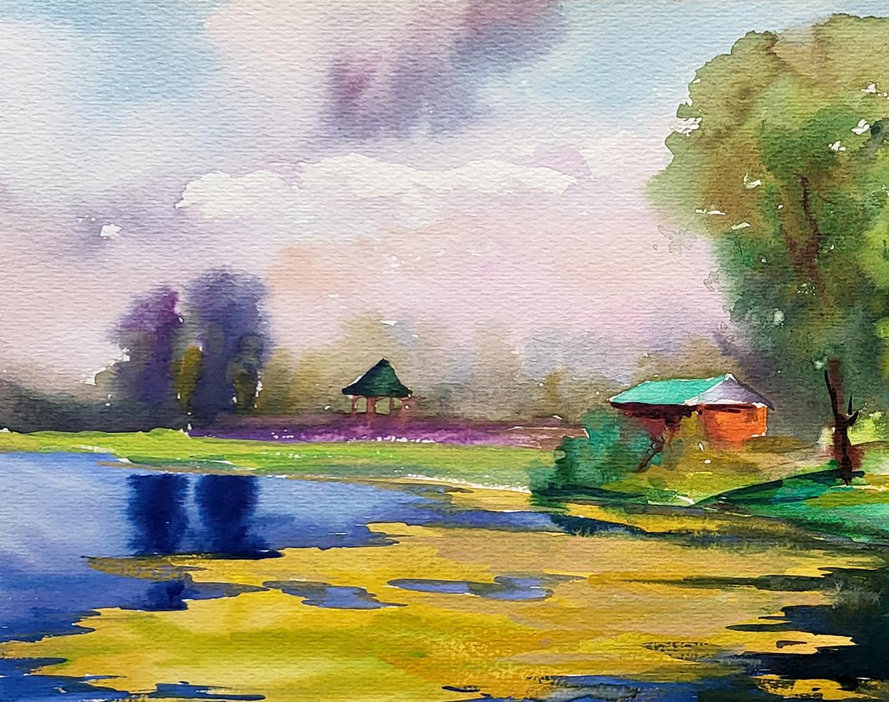 Watercolor painting 