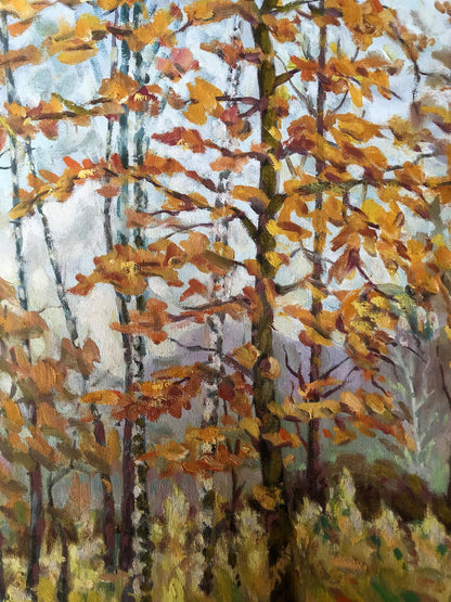 forest painting landscape