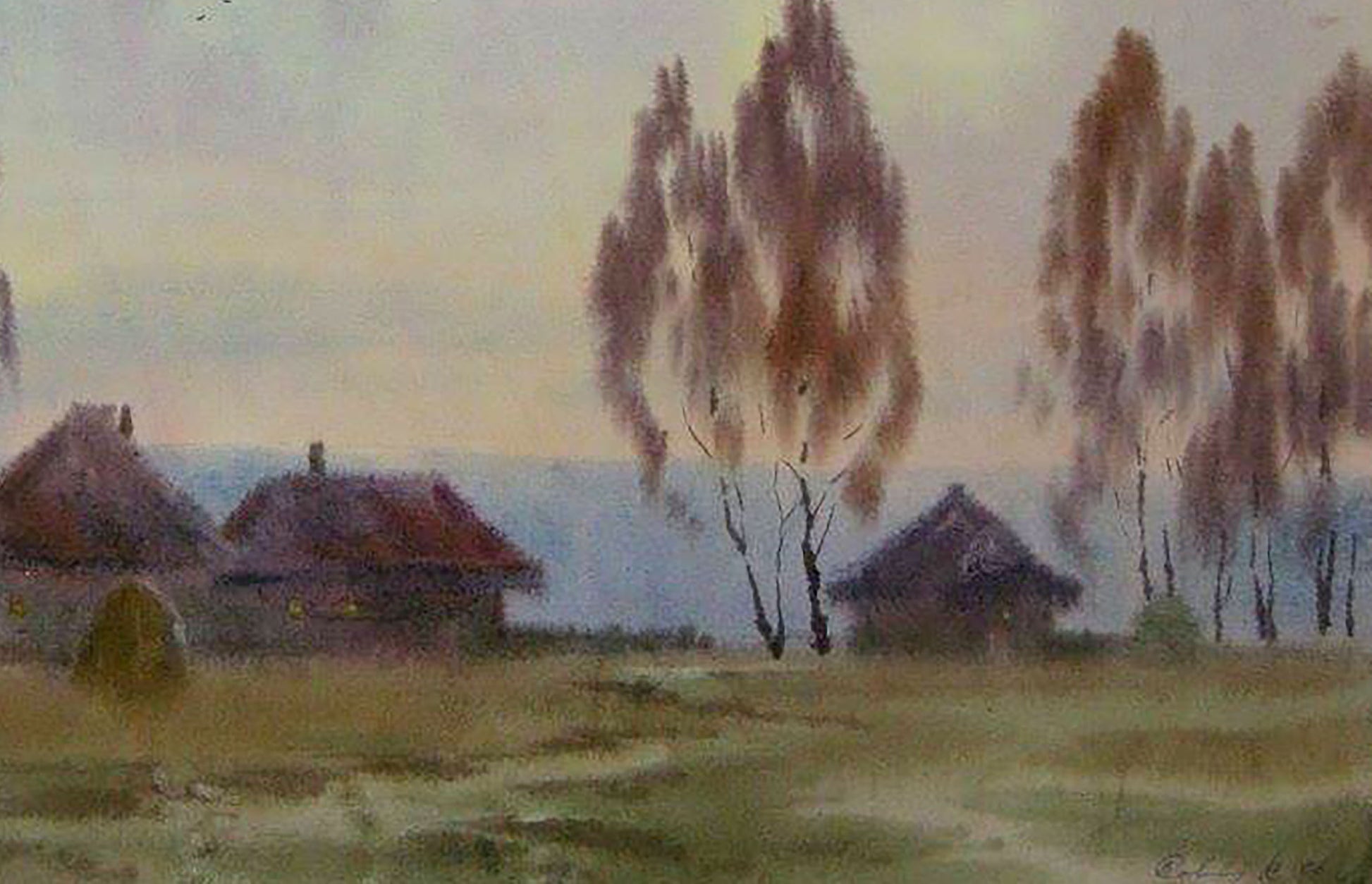 Rural landscape Buy Modern Painting