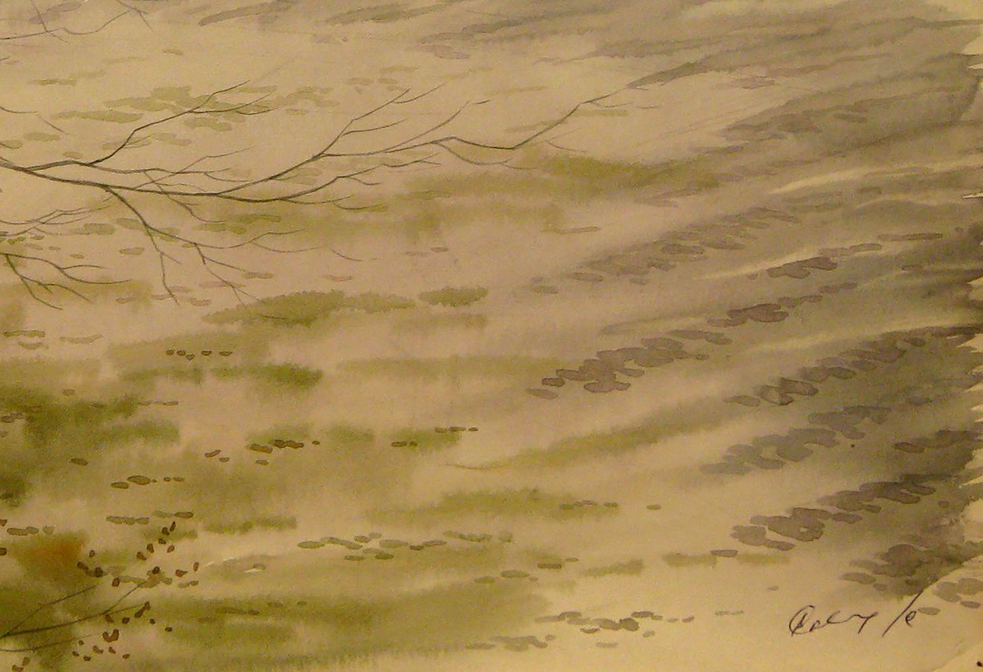Artist's signature 
