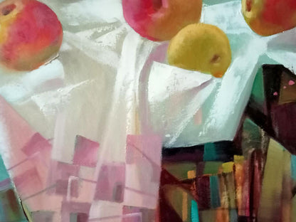 Abstract oil painting