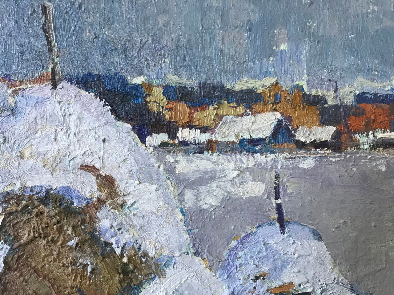 Village landscape Art 