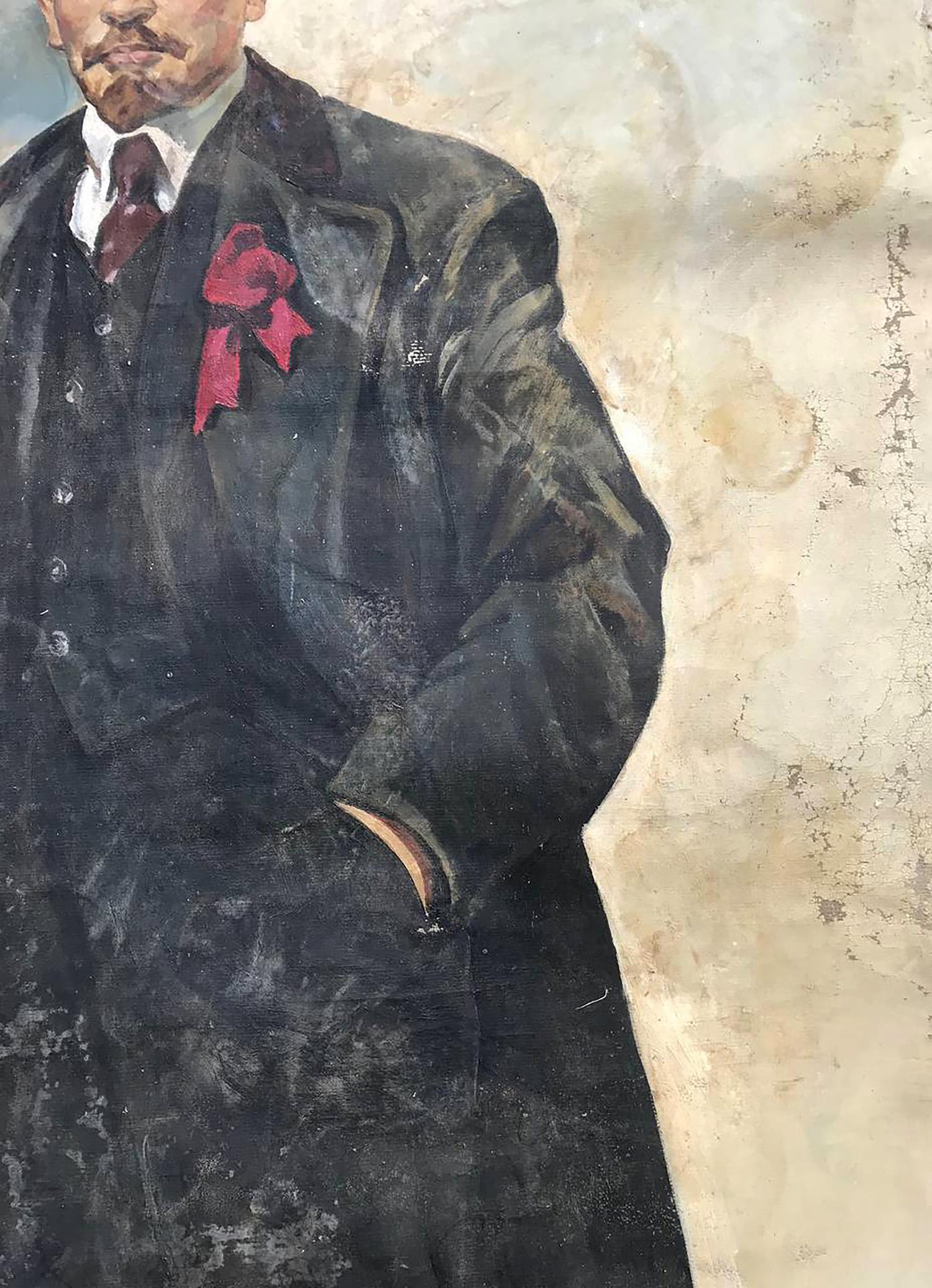 Oil painting portrait of Lenin by Filatov Konstantin Vladimirovich