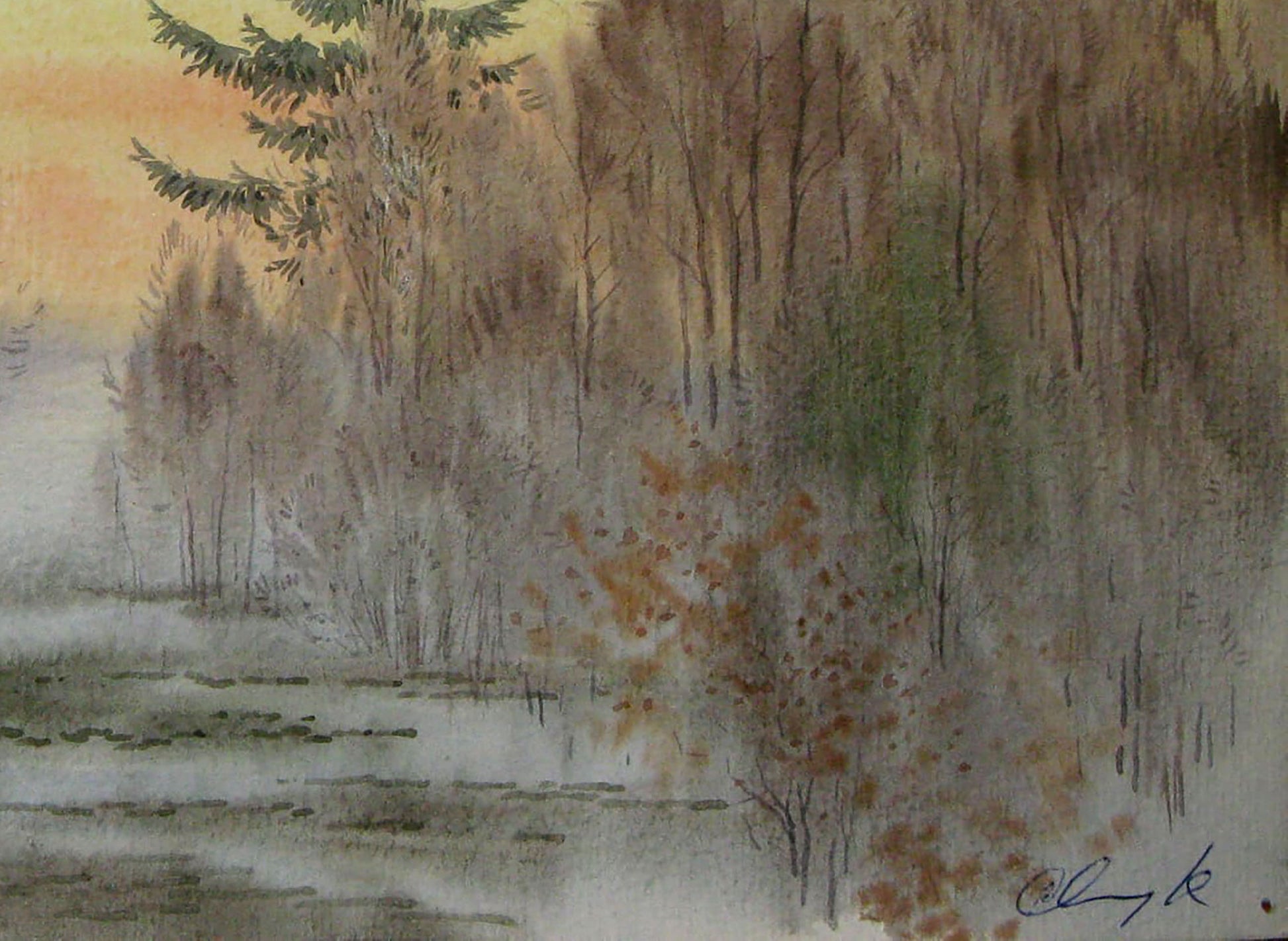Artist's signature 