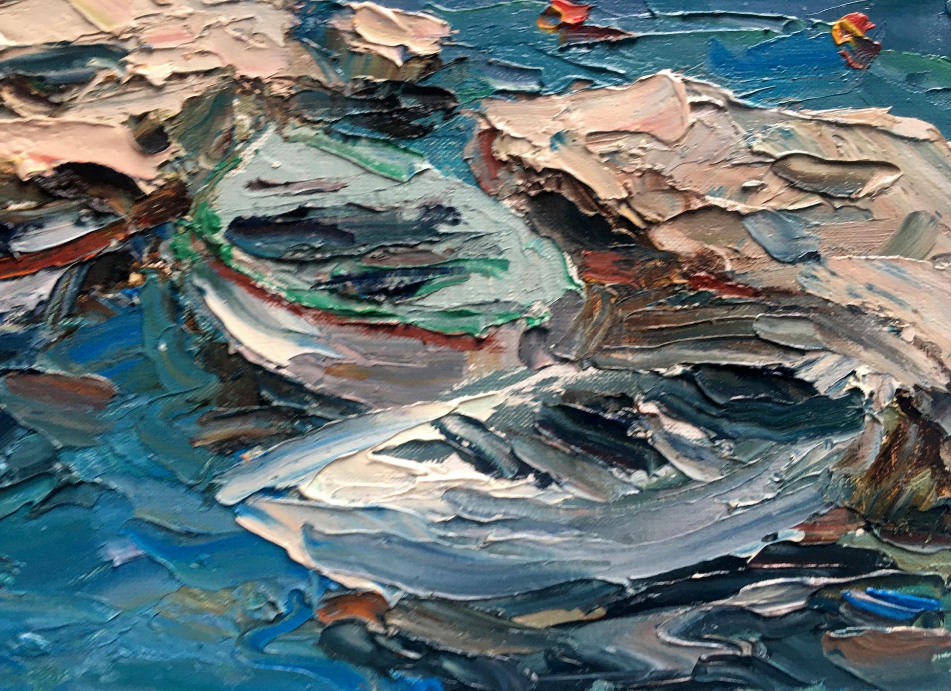 Oil painting Sea Nature Landscape 
