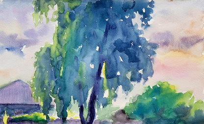 village painting buy
