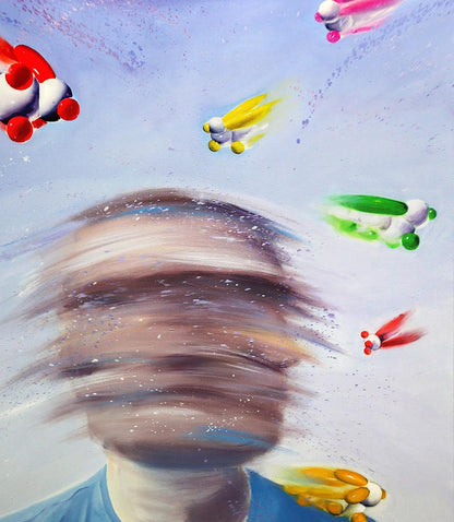 Abstract Portrait of a man