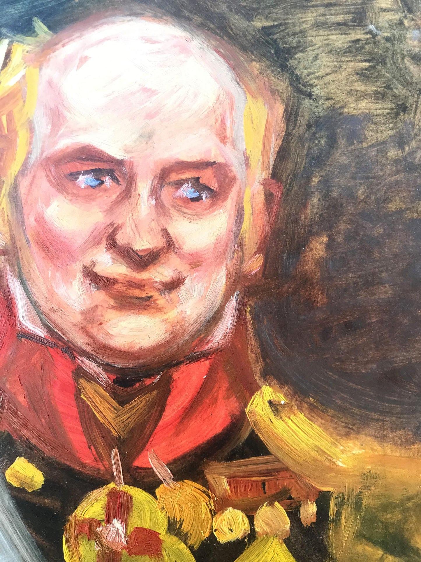 Oil painting portrait of General Alexander Arkadievich Litvinov