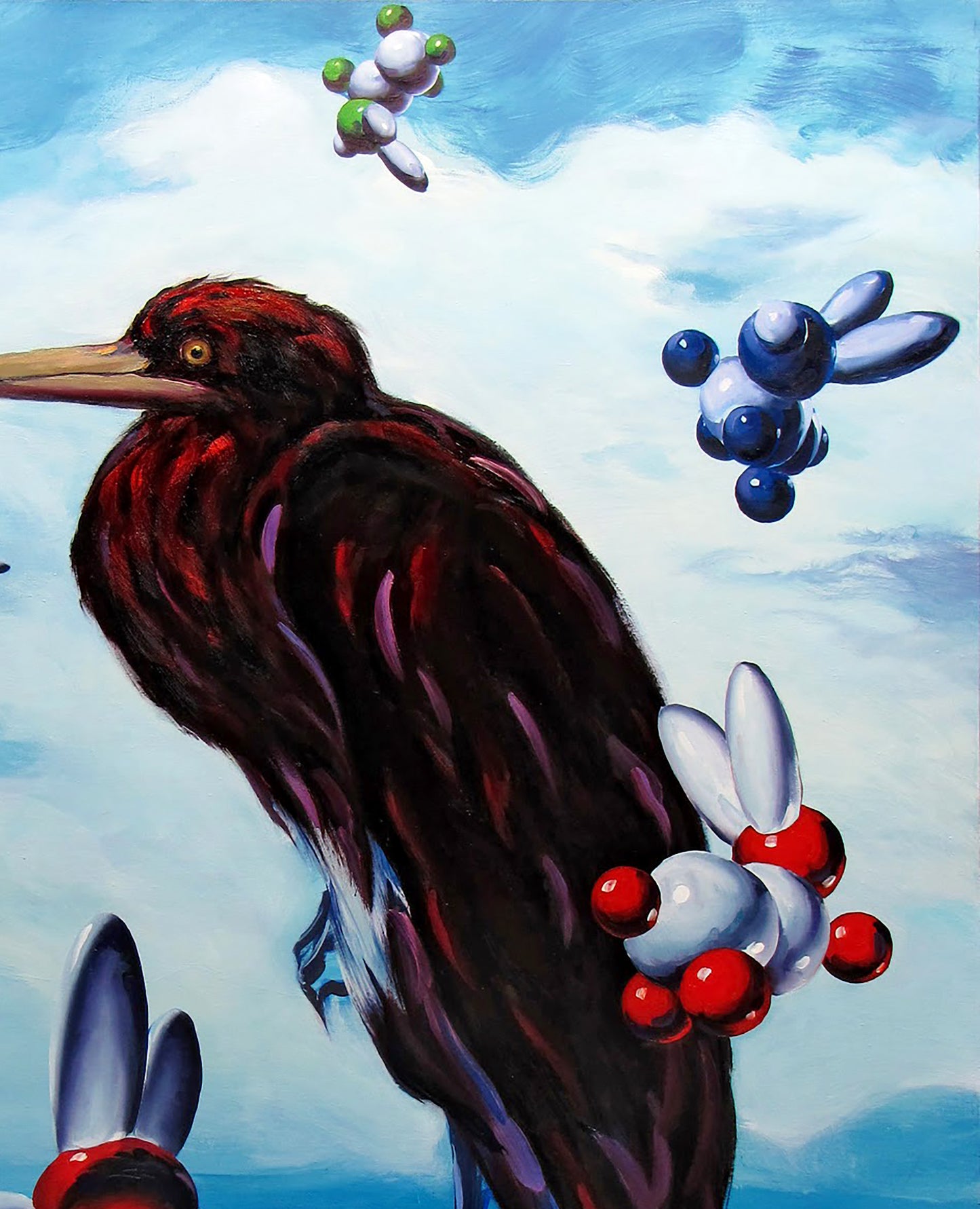 Igor Konovalov's portrayal in oil, "Marginal"