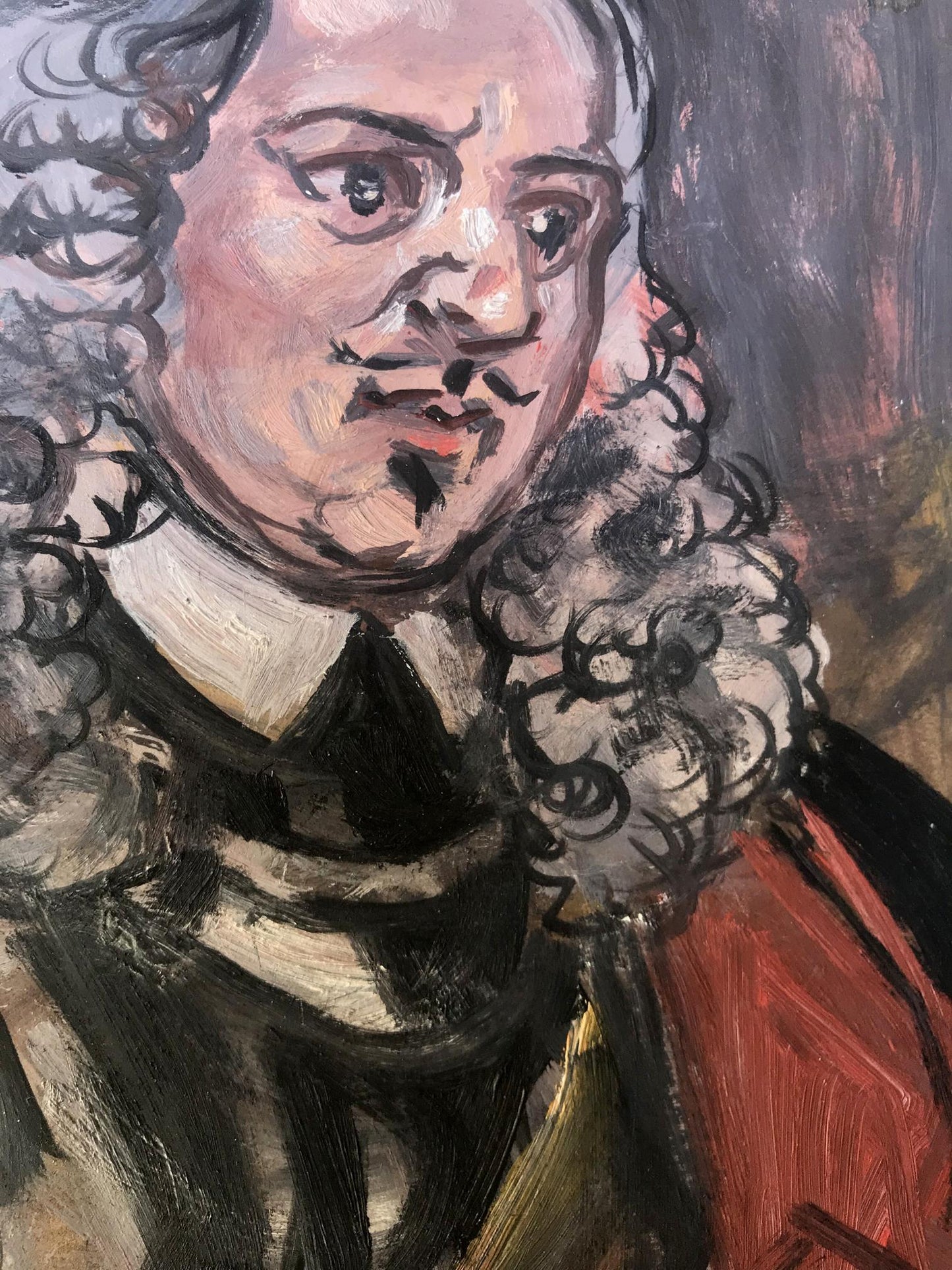 Oil painting of Duke Alexander Arkadievich Litvinov portrait