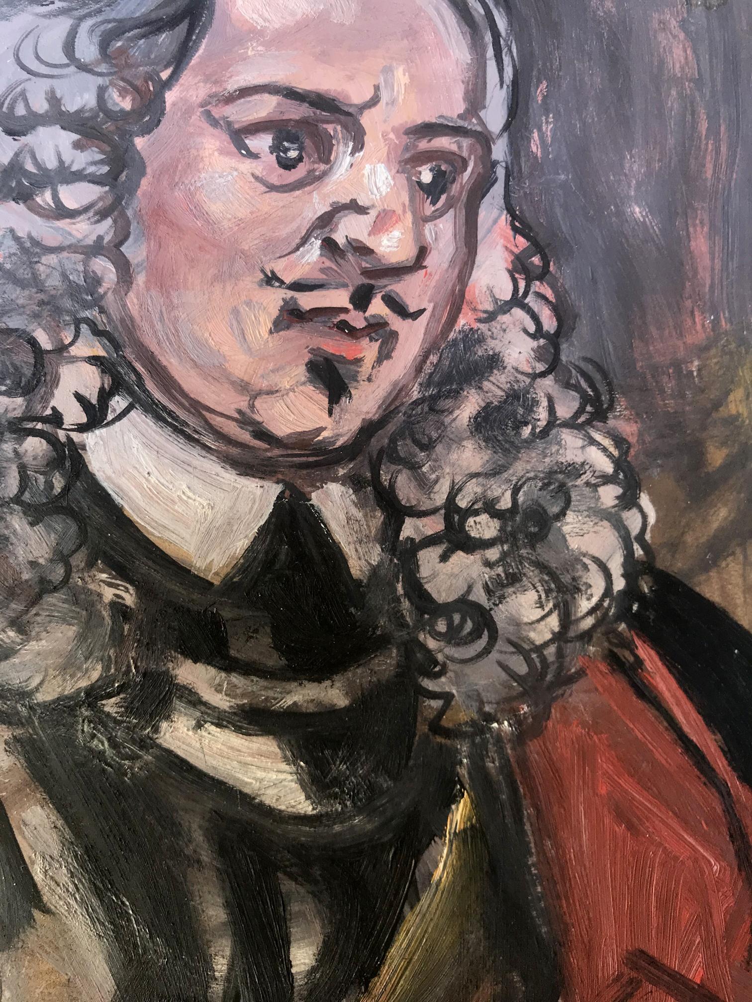 Oil painting of Duke Alexander Arkadievich Litvinov portrait