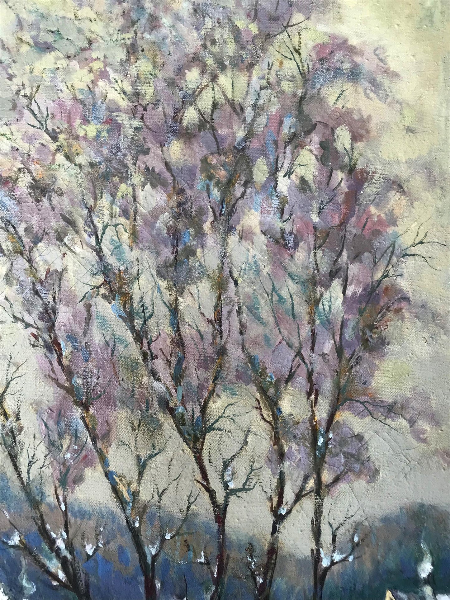 Winter Village landscape 