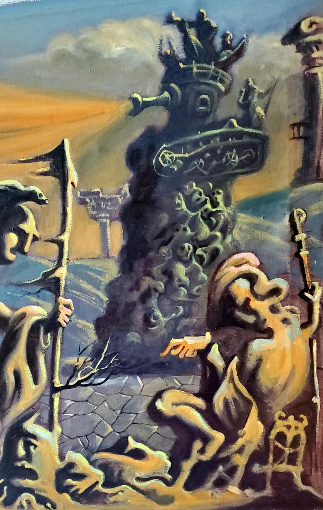 Oil painting The Last Judgment of Paris by Litvinov Daniil Olegovich