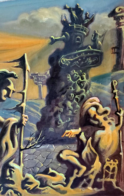 Oil painting The Last Judgment of Paris by Litvinov Daniil Olegovich