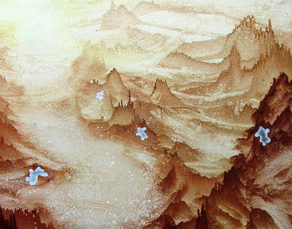 oil mountain art