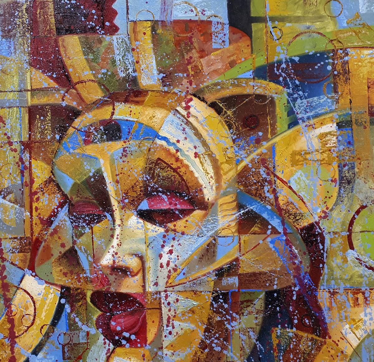 Abstract Woman portrait