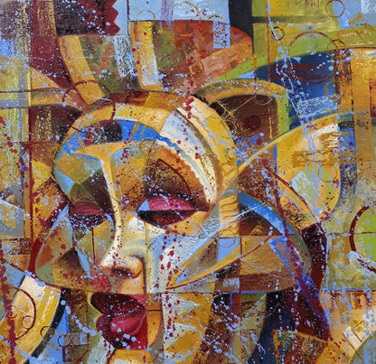 Abstract Woman portrait