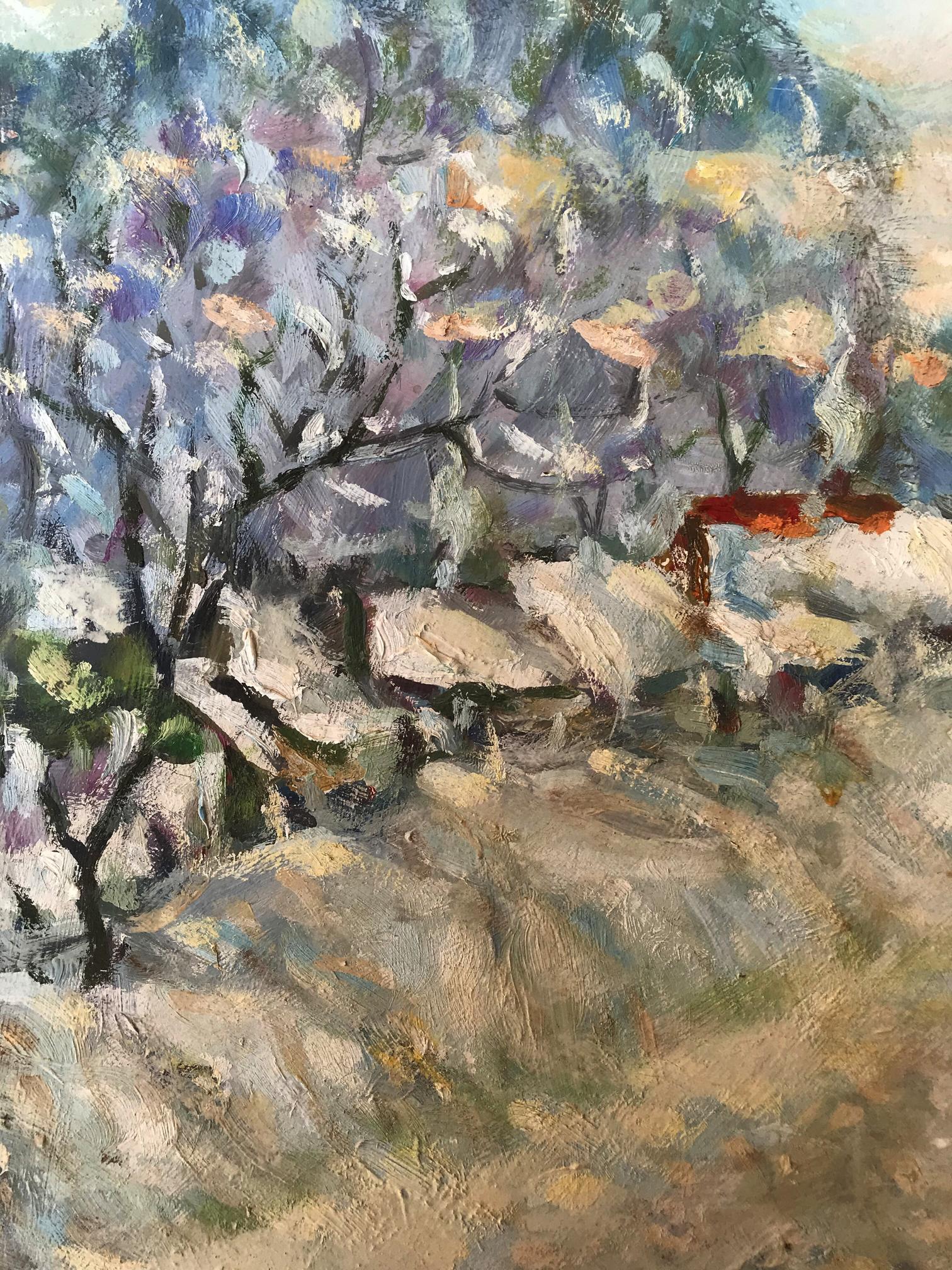 Winter Village landscape 
