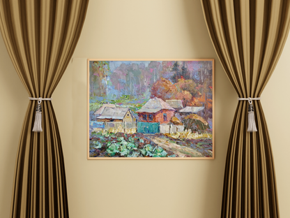 Oil painting Autumn 