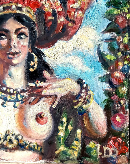 Oil painting Allegory of Awareness by Litvinov Daniil Olegovich