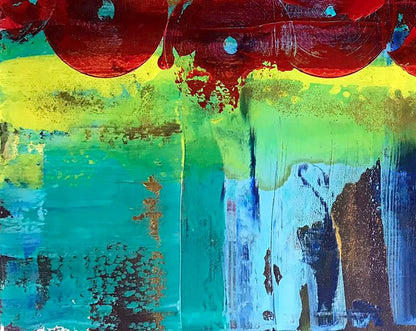 Vibrant Dance of Life acrylic painting by Melezhik Olga